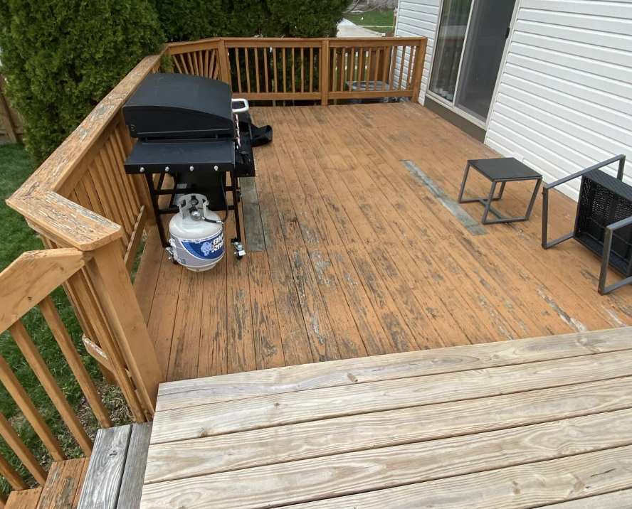 Deck before